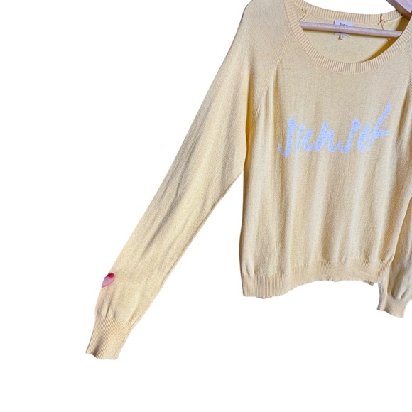 Yerse Long Sleeve Lightweight Round Neck 100% cotton Sunset Sweater Large - Picture 6 of 9